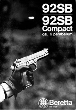 Beretta pistol Model 92SB owner manual